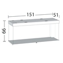 Juwel Acquario Rio 450 Litri LED Faggio 151x51x66H cm