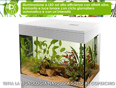 Askoll Acquario Pure LED XL White 76x36x43,5h cm 94Lt