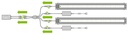 Juwel HeliaLux Splitter Led 2 canali per controllare 2 Barre HeliaLux Spectrum