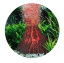 Hydor H2Show Kit Bubble Maker con Vulcano Led Rosso