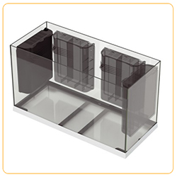 Ferplast Acquario Dubai 100 Led Nero 101x41x h 53 cm 190 l