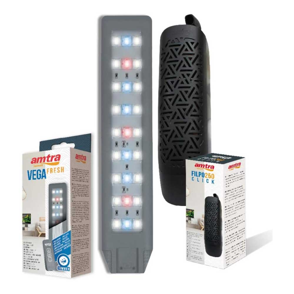 Amtra Nanotank System 15 Acquario 15l Led Filtro Coperchio e Tappetino 30x20x25h cm