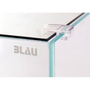 Blau Aquaristic Cubic Aquascaping Ultra Clear Acquario 91lt 45x45x45cm
