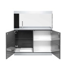 Oase HighLine Room Divider Acquario con Supporto Nero 302 litri