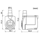 Newa Jet 600 Pompa regolabile da 250 a 550 l/h