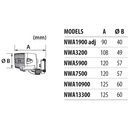 Newa Wave 2 NWA 10700 Pompa di movimento 10700 l/h 6.8W