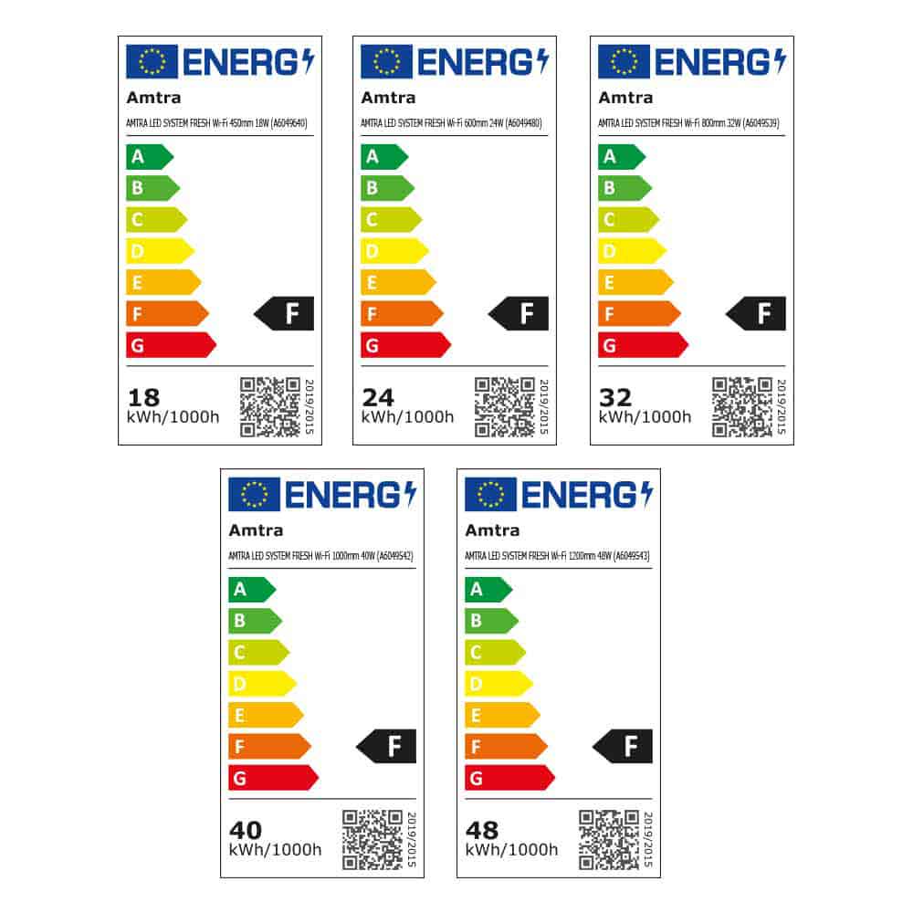 Amtra Led System Fresh Lampada a Led Wi-Fi 800mm 32W per vasche da 75-100cm
