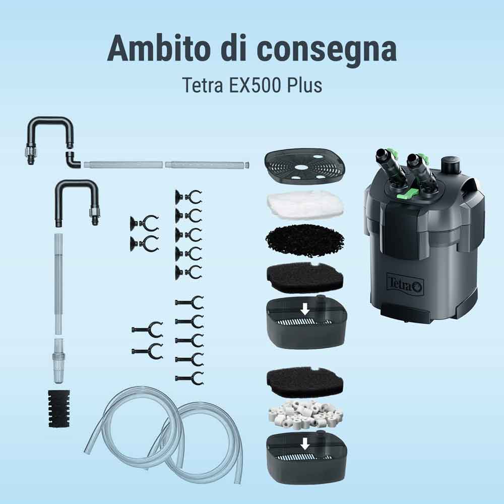 Tetra EX 500 Plus Filtro esterno fino a 100lt