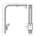 HM Electronics Braccetto singolo Cetus 2