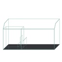 Blau Aquaristic Set Marine Gran Cubic Experience 152 Nero Acquario Marino con Supporto 540 Litri