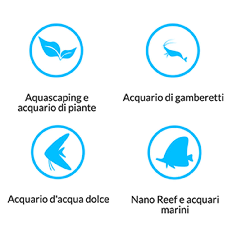 Blau Aquaristic Cubic Aquascaping 28 Ultra Clear Acquario 28lt 40x25x28cm