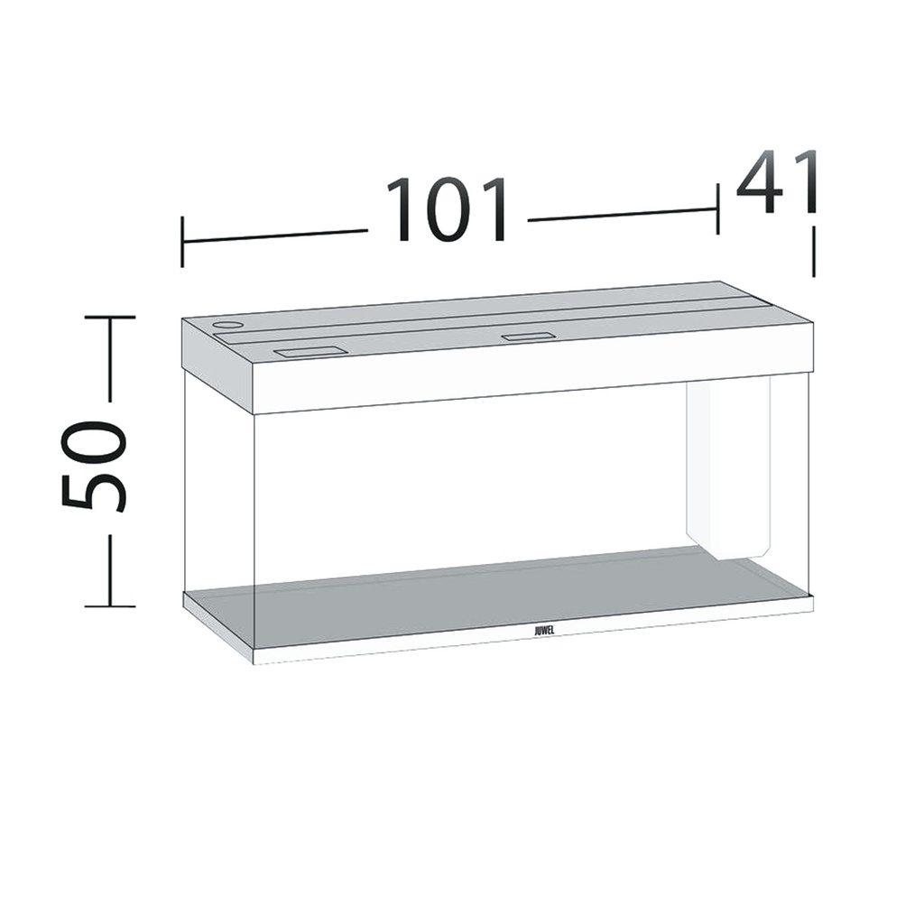 Juwel Acquario Rio 180 Litri LED Grigio 101x41x50H cm