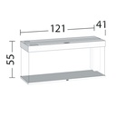 Juwel Acquario Rio 240 Litri LED Grigio 121x41x55H cm