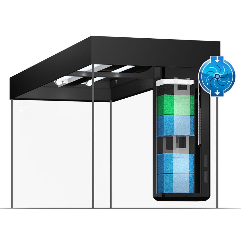 Juwel Acquario Lido 120 Litri LED Grigio 61x 41x58H cm