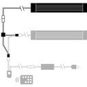 Jbl Led Solar Effect RGB Lampada 13W 742mm per vasche 75-100cm
