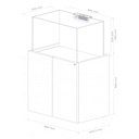 Nyos OPUS 330 G2 Pro Line Bianco Acquario Marino Reef 90x55x 53h cm