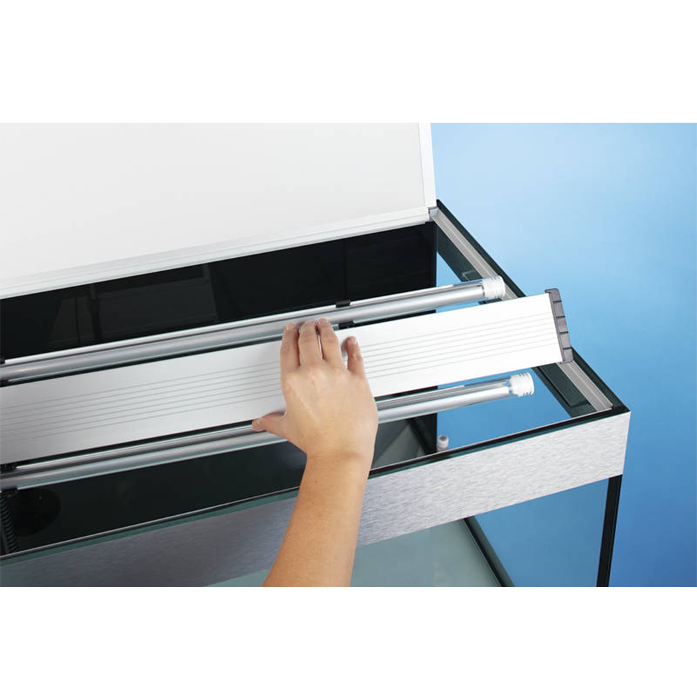 Oase Acquario HighLine 125 Optiwhite con Supporto Bianco 50x50x157h cm