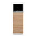 Oase Acquario HighLine 125 Optiwhite con Supporto Rovere 50x50x157h cm