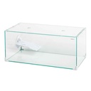 Aqpet Tortuga 50 Tartarughiera in vetro con isolotto 50X27X20h cm