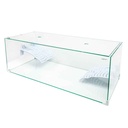 Aqpet Tortuga 80 Tartarughiera in vetro con isolotto 80X35X28h cm