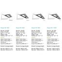 Micmol G3 Aqua Air 1200 Freshwater Lampada per Acquari dolce 144W 118,5-168,5cm