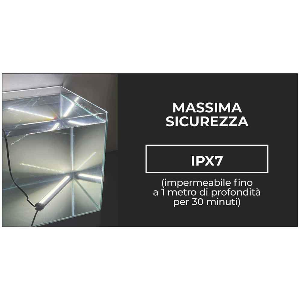 Newa Led Slim Daylight 130 Lampada estensibile per acquari da 188-218mm 6200K° 1.5W