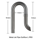 Chihiros Metal Outflow Pro Metal Jet Pipe L per filtri esterni 16/22mm