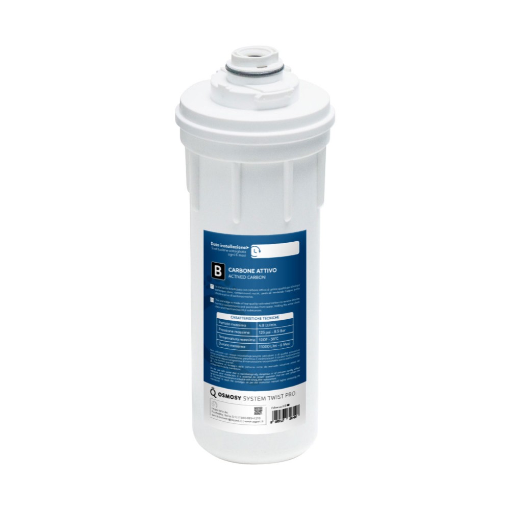 Aqpet Osmosy Twist Pro Impianto Osmosi Sgancio Rapido 4 Stadi 75 Gal-270 l/giorno