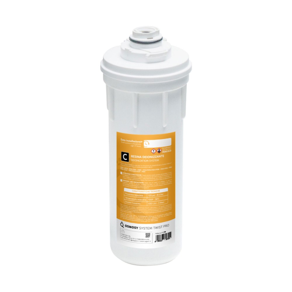 Aqpet Osmosy Twist Pro Impianto Osmosi Sgancio Rapido 4 Stadi 75 Gal-270 l/giorno