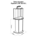 Tetra Mobile Supporto Aquaart Explorer 30/60 Litri antracite 36,2x54,4x73,2h cm