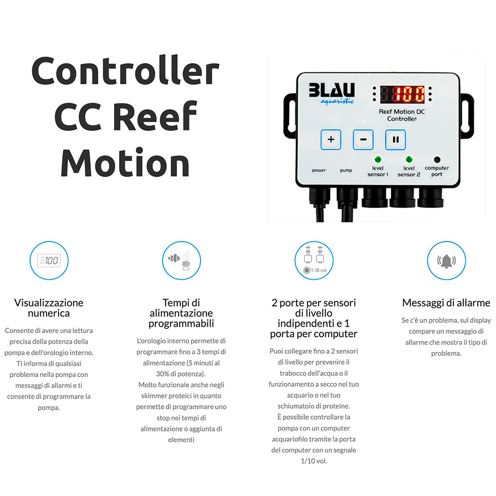 Blau Aquaristic Pompa Reef Motion 4.5KDC fino a 4500l/h