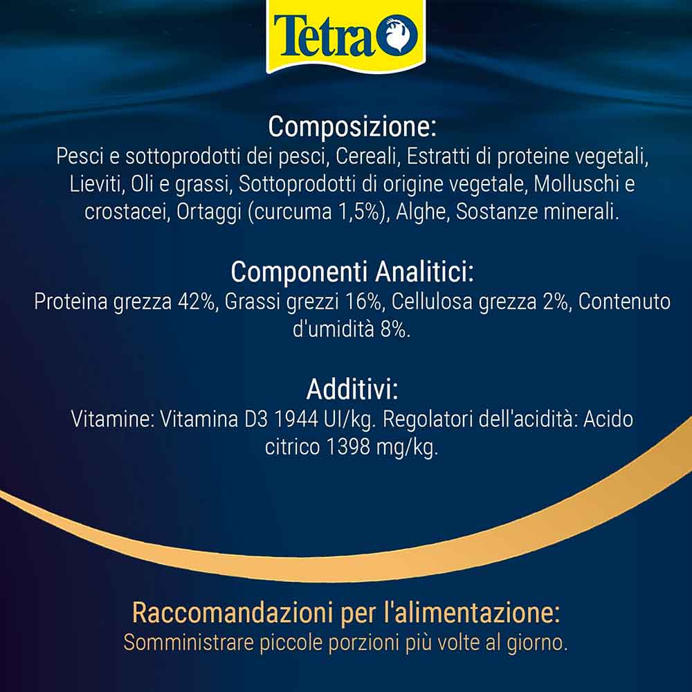 Tetra Pro Fertility Multi Crisps Mangime Premium con curcuma favorire il successo riproduttivo 500ml