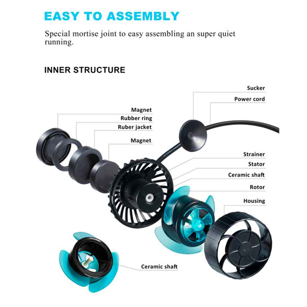 Jebao/Jecob Pompa di movimento ELW 5 3000L/h Bluetooth