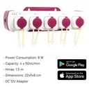 Jebao Pompa Dosometrica MD-4.5 Wi-fi e Bluetooth 5 canali