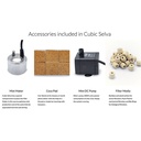 Blau Aquaristic Cubic Selva 45 Paludarium completo 45x45x20/55h cm