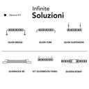 Gnc SilverMoon X Marine 900 Barra Led per acquari marini 91cm 45W