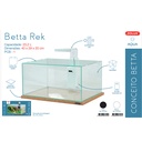Zolux Betta Rek Acquario per Betta 23,2L Nero