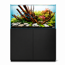 Blau Aquaristic Set Gran Cubic Absolute AR 92 Nero Acquario con Supporto Stand HD Core 230 Litri
