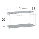 Juwel Acquario Rio 350 Litri LED Bianco 121x51x66H cm