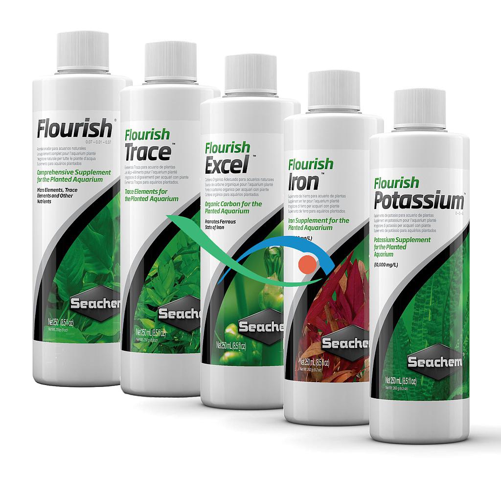Seachem Programma Fertilizzazione Base 5Pz da 250ml