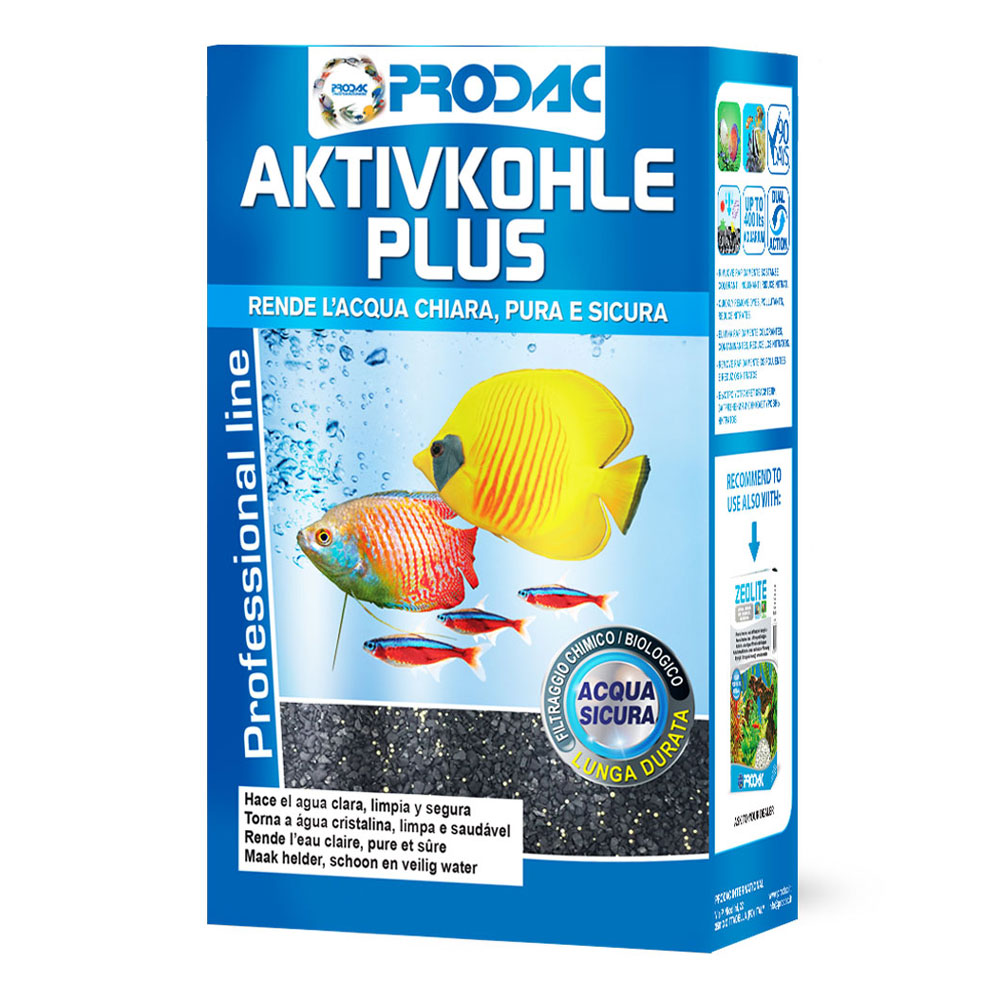 Prodac Aktivkohle Plus Carbone Antinitrati Antifosfati Dolce e Marino 200g