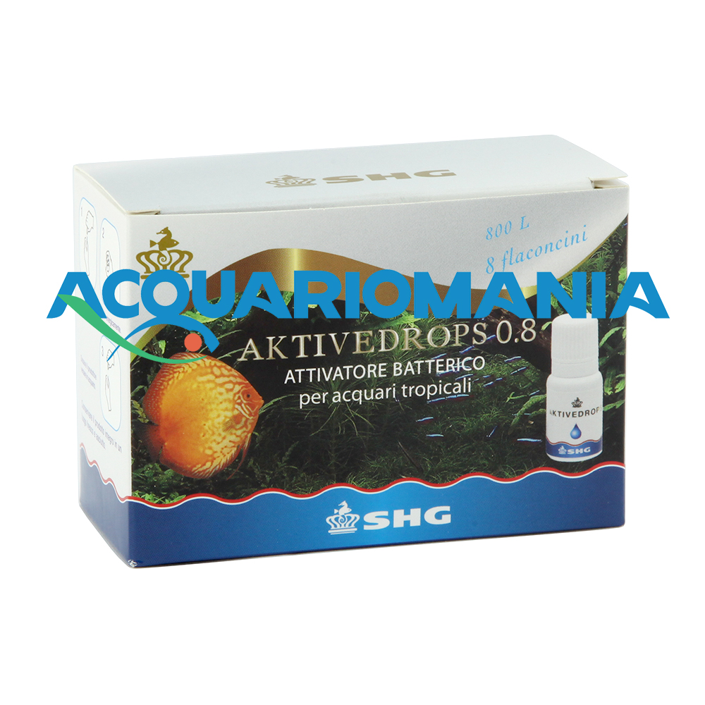 Shg Aktivedrops 0.8 Attivatore batterico dei Filtri per 800Lt