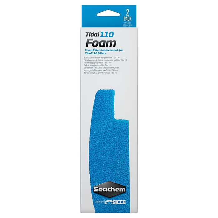 Seachem Foam Spugna di ricambio per Tidal 110 2pz