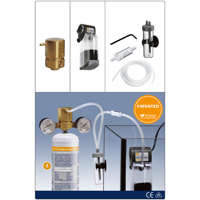 Ferplast KIT Co2 ENERGY PROFESSIONAL Sistema di diffusione di CO2