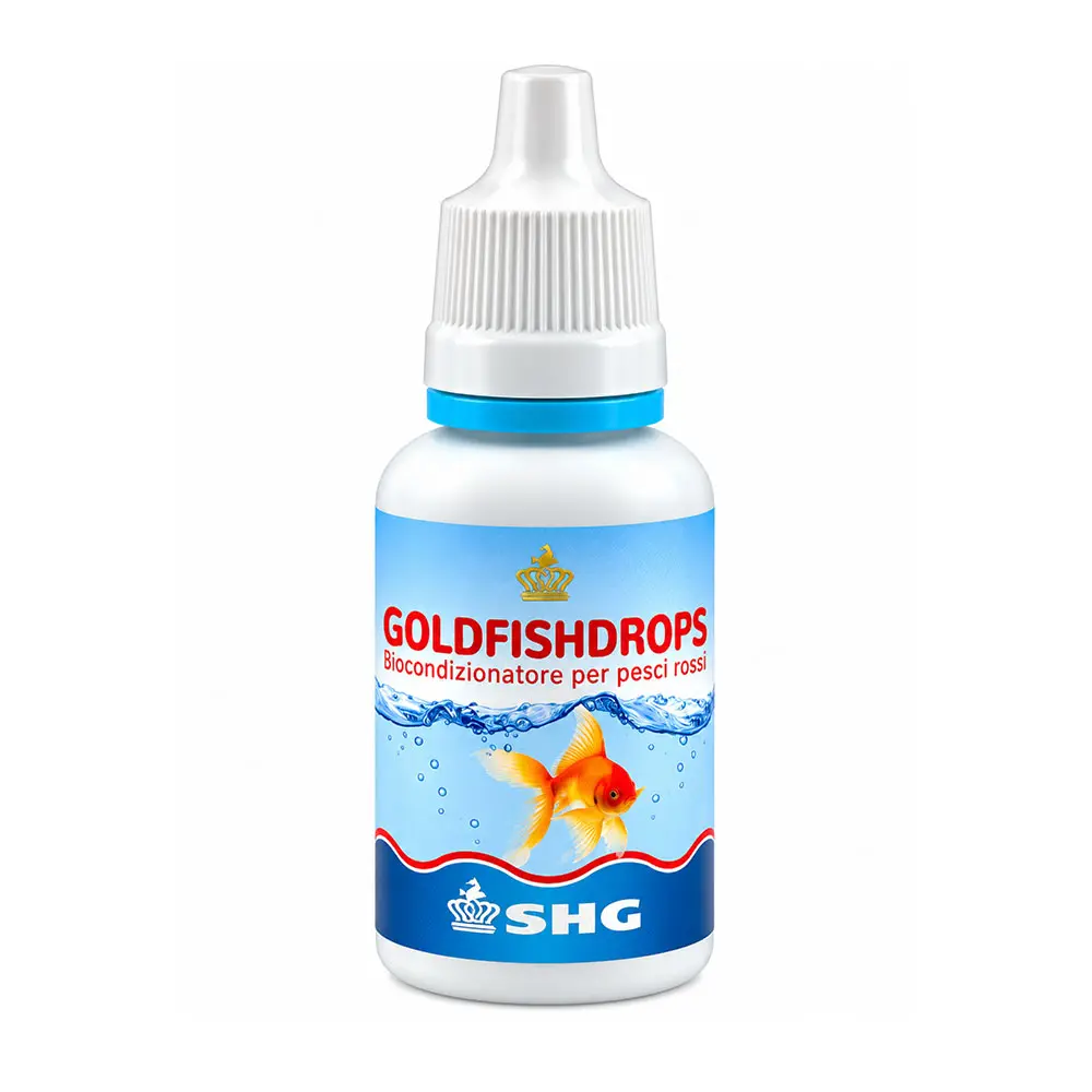 Shg Goldfishdrops Biocondizionatore per pesci rossi 20ml per 100lt