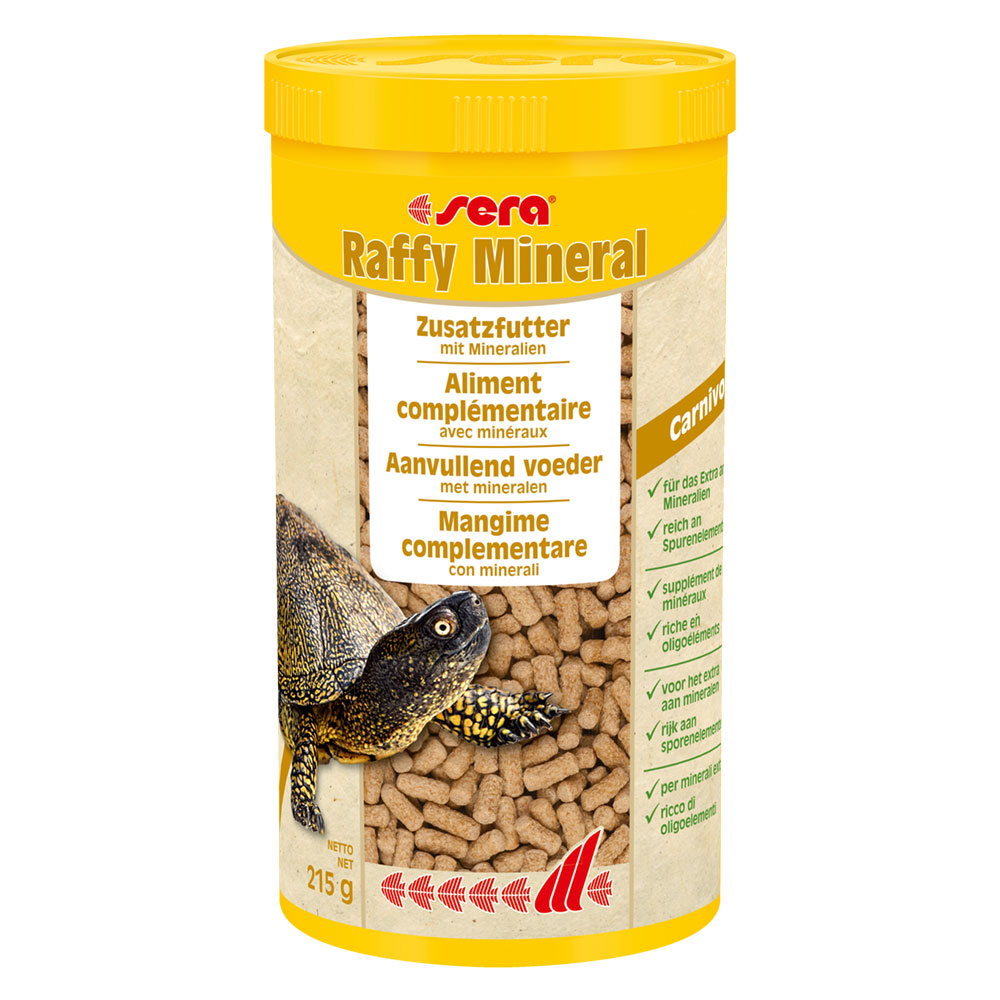 Sera Raffy Mineral Mangime complementare per Tartarughe 1000ml 215g