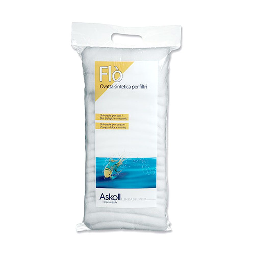 Askoll Ovatta Filtrante Flò Bianca 100g