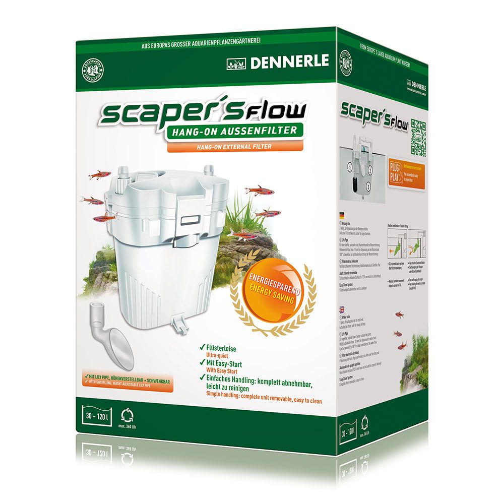 Dennerle Scaper's Flow Filtro Esterno Bianco con Lily Pipe fino 120Lt