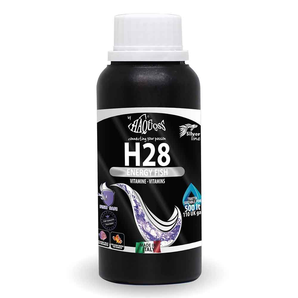 Haquoss H28 Energy Fish Vitamine per Pesci 100 ml per 500 l