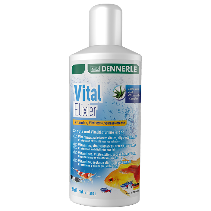Dennerle Vital Elixier Vitamine e oligoelementi 250ml per 1250lt
